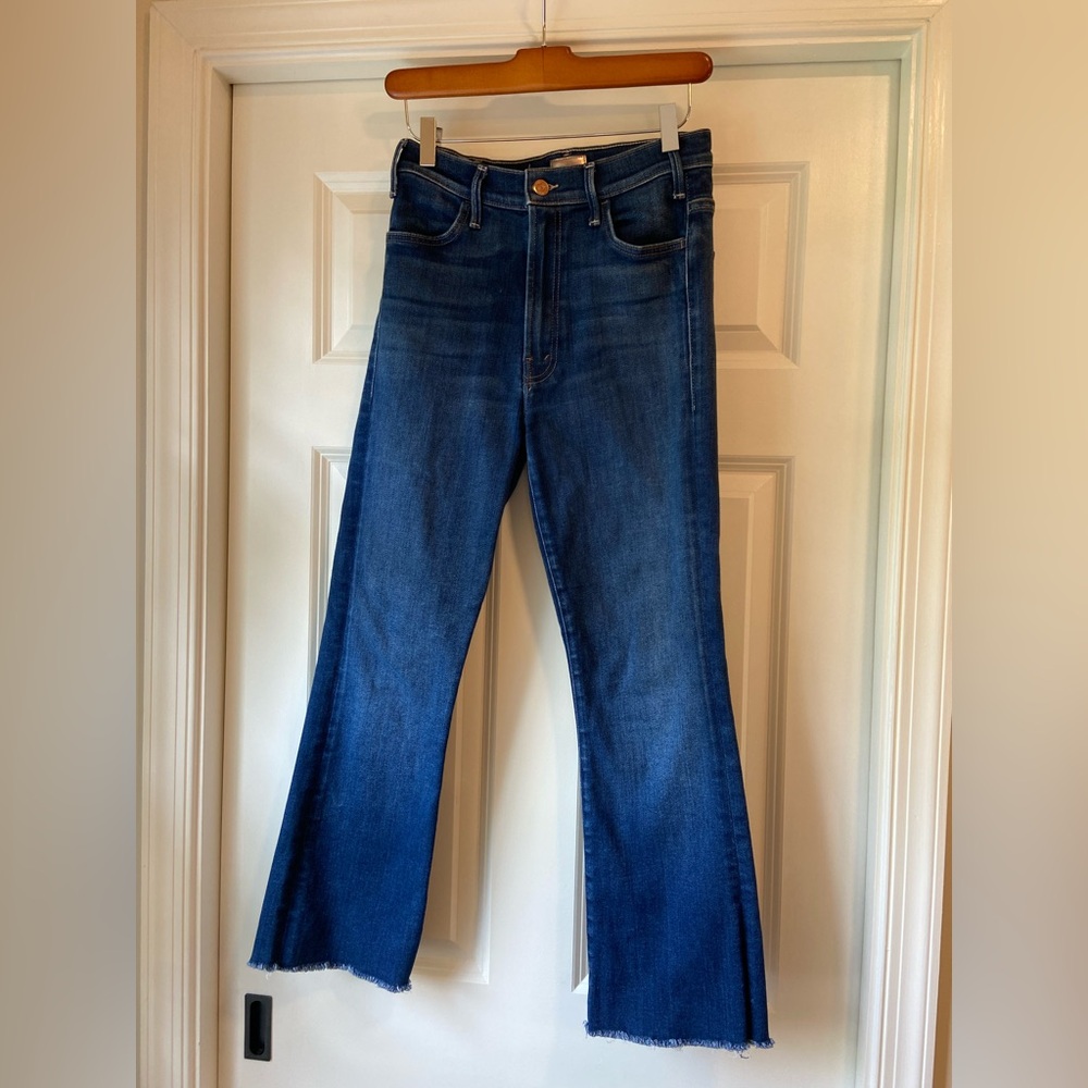 Mother Denim The Hustler Ankle Fray Jeans Size 27